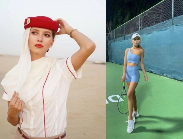 Стюардеси в у формі та без неї (20 фото) – фото 3