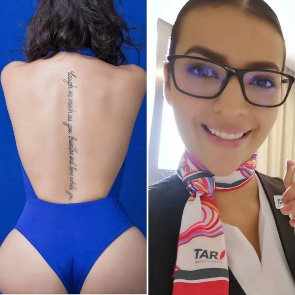 Стюардеси в у формі та без неї (20 фото) – фото 9