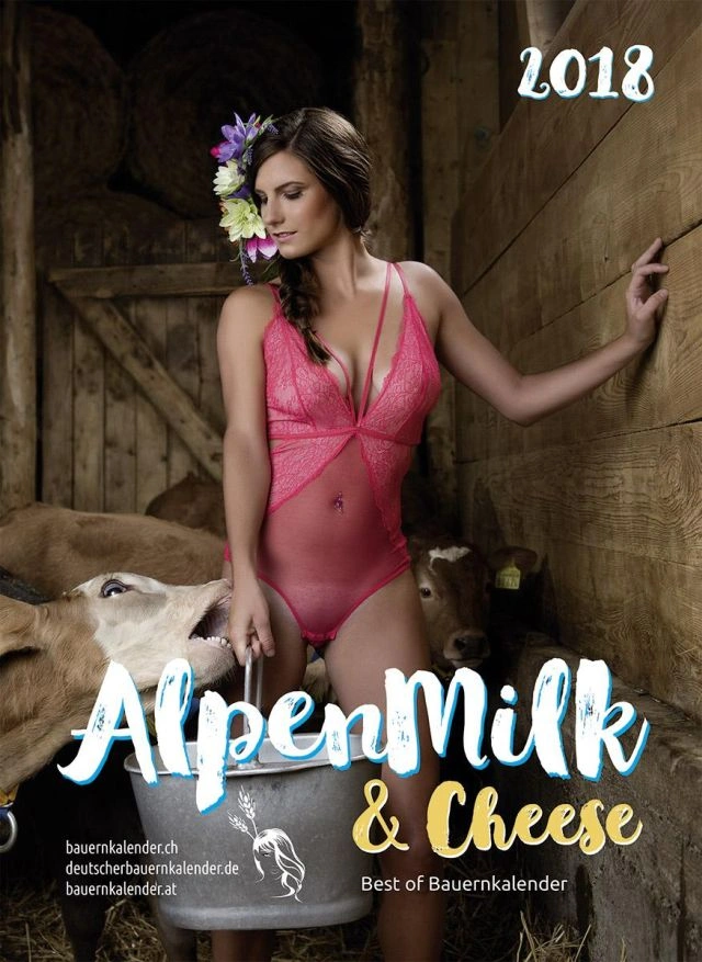 Швейцарські фермерки у календарі AlpenMilk & Cheese 2018 (13 фото) – фото 13