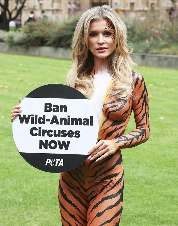 Модель Джоанна Крупа знялася в оголеній фотосесії на підтримку тигрів (9 фото) – фото 4