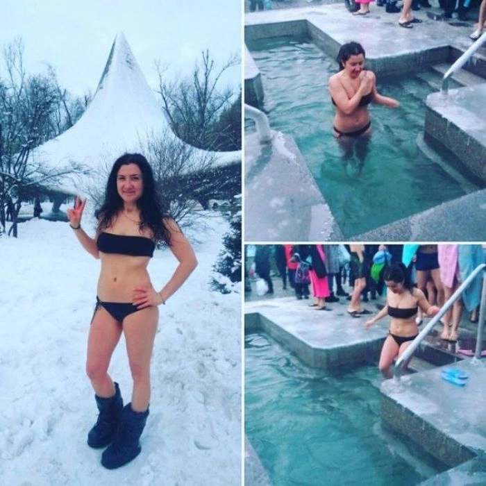 Хрещенське купання православних красунь (39 фото) – фото 7