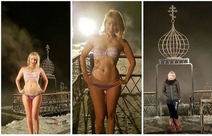 Хрещенське купання православних красунь (39 фото) – фото 16