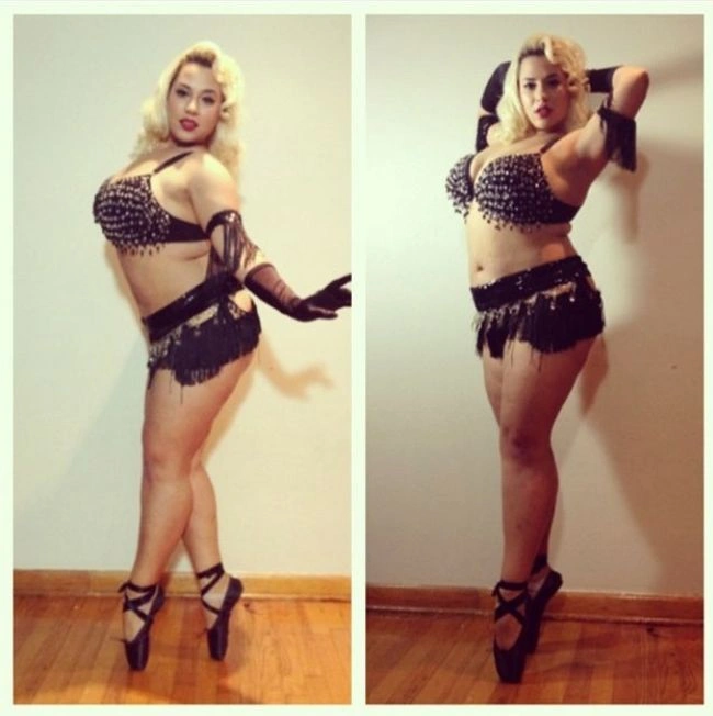 Фростіна Шейк - незвичайна балерина у бурлеск-шоу (14 фото) – фото 10