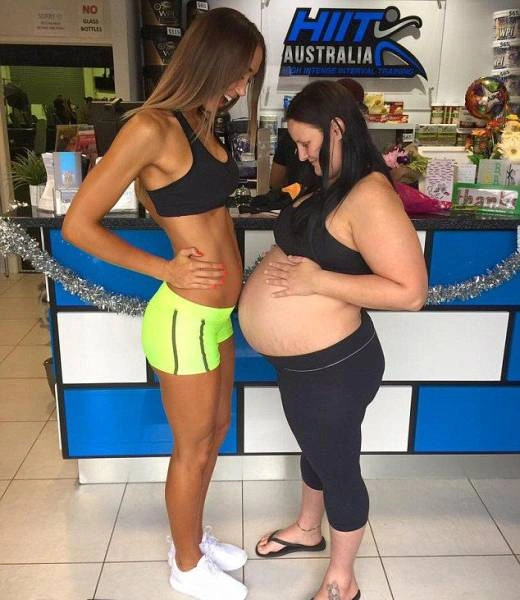 Австралійська фітнес-модель тренується на 8-му місяці вагітності (20 фото) – фото 8