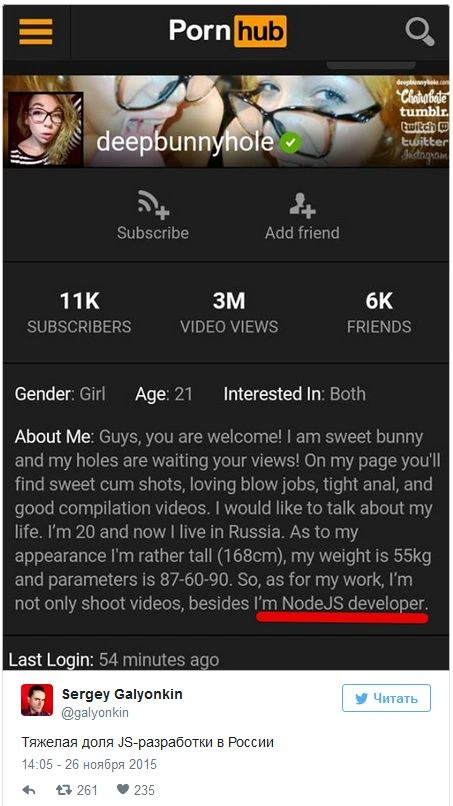 21-річна росіянка поєднує роботу програміста з кар'єрою початківця порноактриси (15 фото) – фото 2