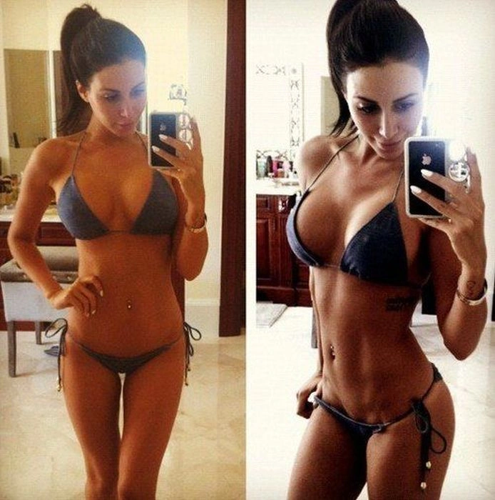 Дівчата фотографують своє відображення в дзеркалі (43 фото) – фото 28