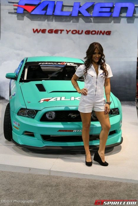 Гарні дівчата з автомобільної виставки SEMA 2012 (40 фото) – фото 9