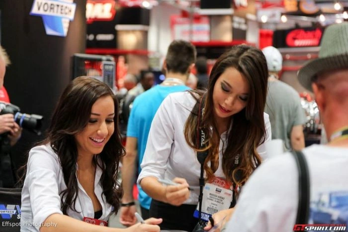 Гарні дівчата з автомобільної виставки SEMA 2012 (40 фото) – фото 24