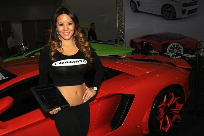 Гарні дівчата з автомобільної виставки SEMA 2012 (40 фото) – фото 38