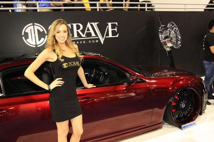 Гарні дівчата з автомобільної виставки SEMA 2012 (40 фото) – фото 40
