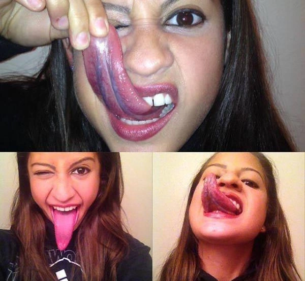 Мешканка Венесуели стала відомою завдяки довгій мові (16 фото) – фото 11