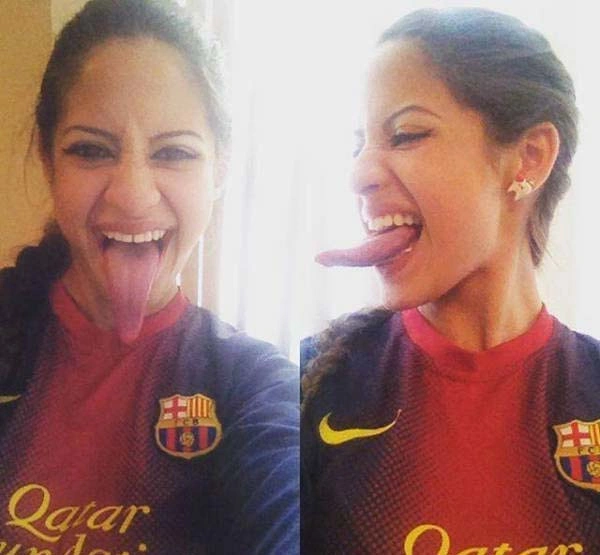 Мешканка Венесуели стала відомою завдяки довгій мові (16 фото) – фото 16