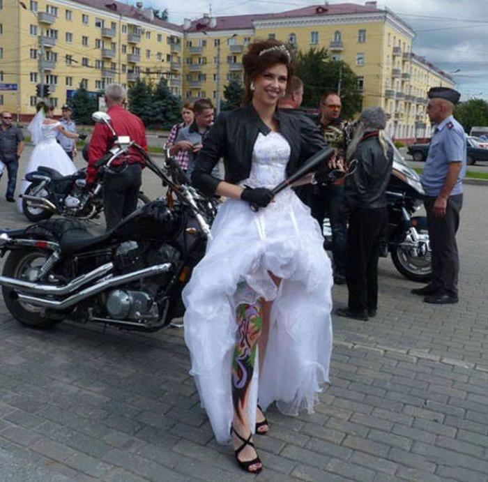 Дівчата та мотоцикли (43 фото) – фото 33