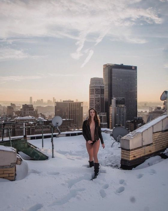 "Красуня і Нью-Йорк" - захоплююча фотосесія на дахах хмарочосів (23 фото) – фото 2