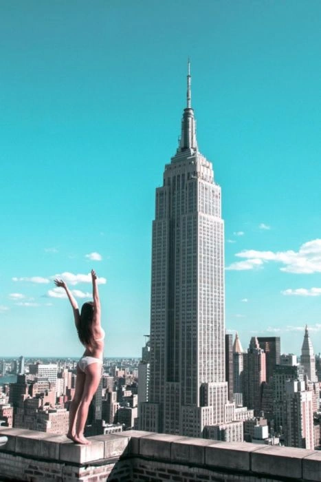 "Красуня і Нью-Йорк" - захоплююча фотосесія на дахах хмарочосів (23 фото) – фото 5
