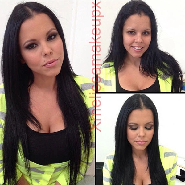 Порноактриси "перед і після макіяжу" (26 фото) – фото 13