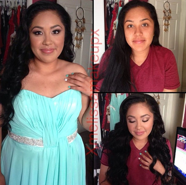 Порноактриси "перед і після макіяжу" (26 фото) – фото 19