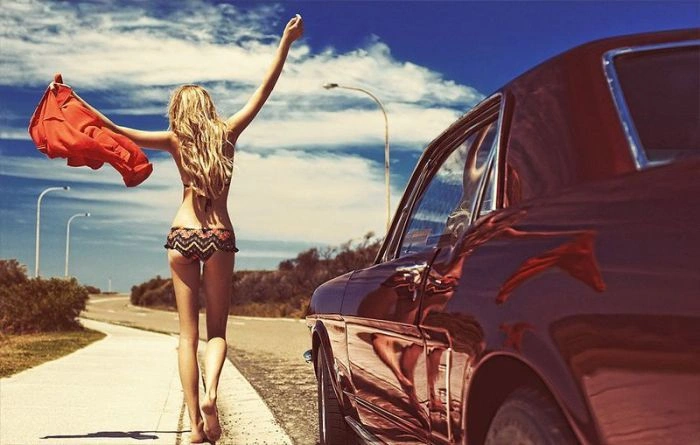 Сексуальні дівчата та заряджені автомобілі (80 фото) – фото 69