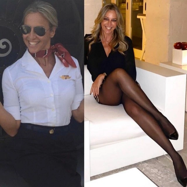 Стюардеси в уніформі та без неї (25 фото) – фото 3