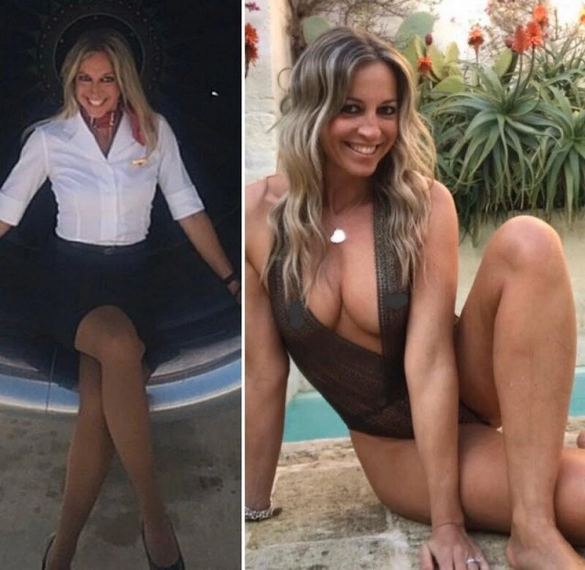 Стюардеси в уніформі та без неї (25 фото) – фото 12