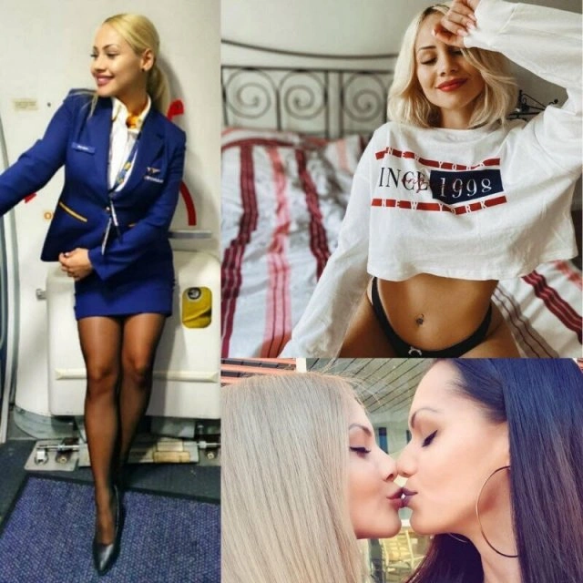 Стюардеси в уніформі та без неї (25 фото) – фото 25