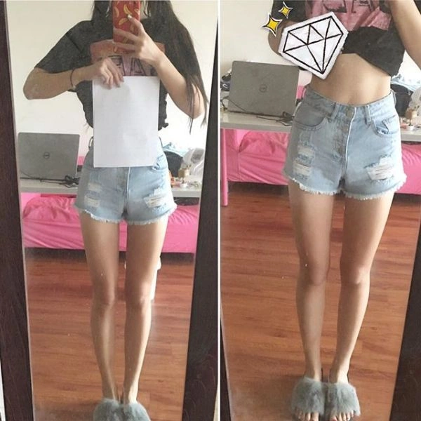 Китаянки демонструють стрімкість талії за допомогою аркуша паперу А4 (26 фото) – фото 19