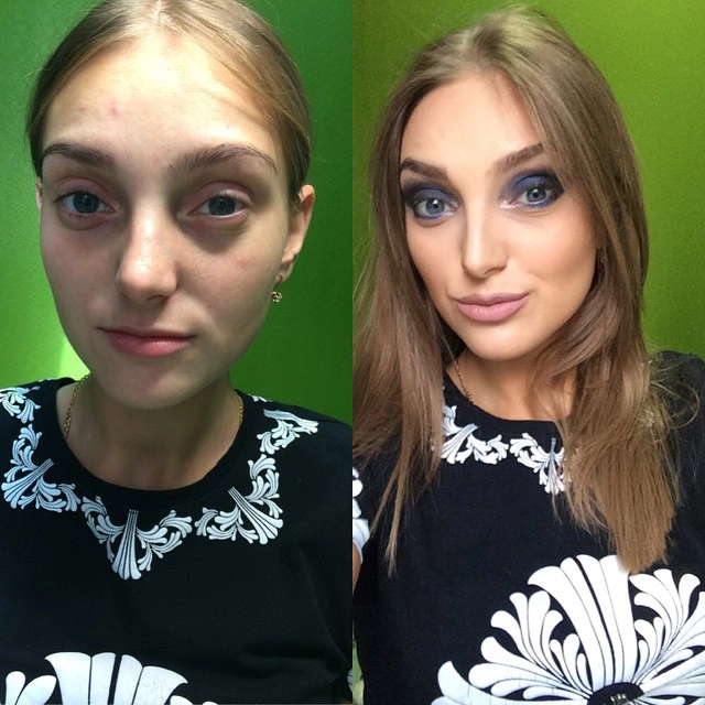 Трансформація дівчат за допомогою макіяжу (23 фото) – фото 23