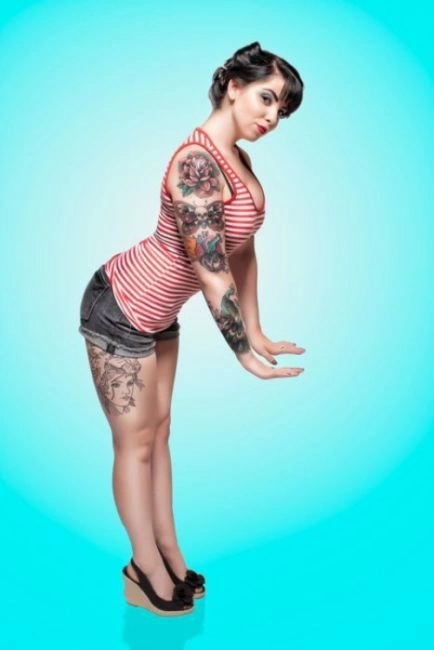 Спокусливі красуні в стилі Пін-Ап (57 фото) – фото 41