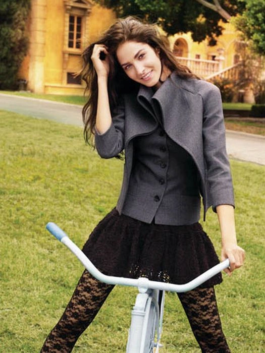 Гарні дівчата на велосипедах (110 фото) – фото 60