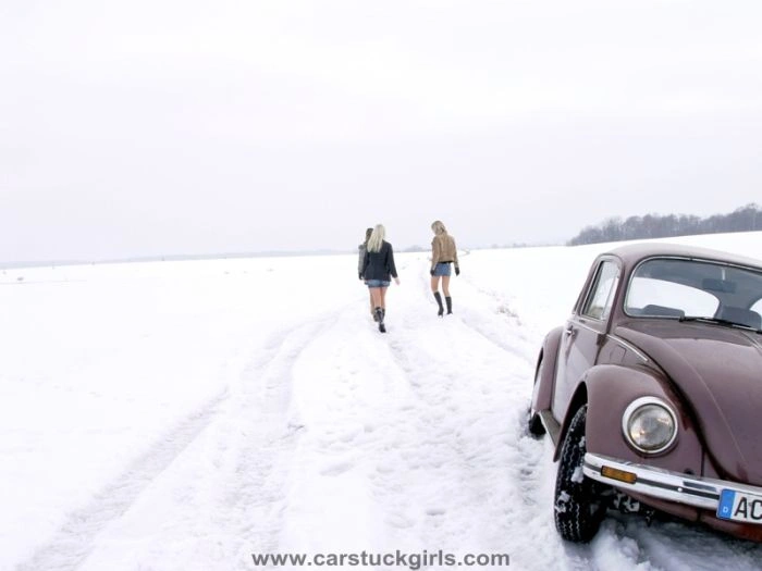 Дівчата на зимових дорогах (36 фото) – фото 7