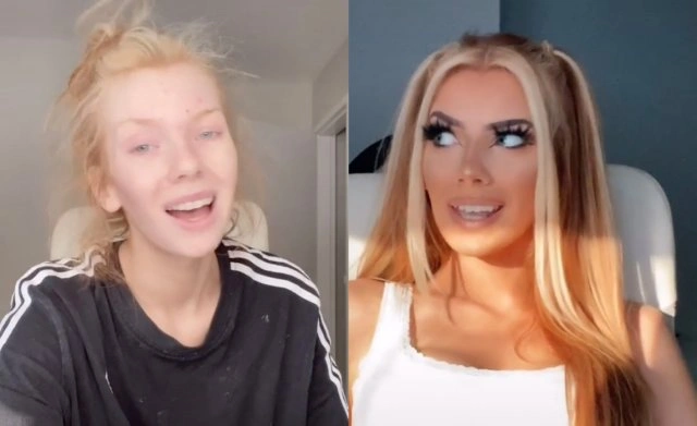 "Красуні" з TikTok показали, як виглядають без тонни косметики і фільтрів (10 фото) – фото 1