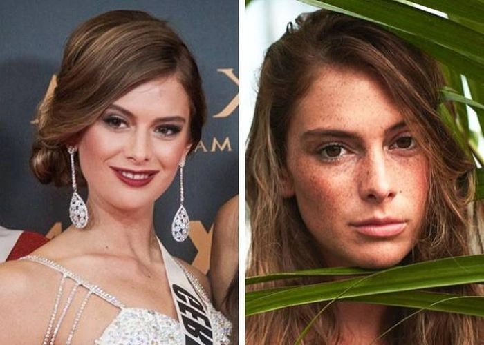 Учасниці конкурсу "Міс Всесвіт" з косметикою та без (14 фото) – фото 5