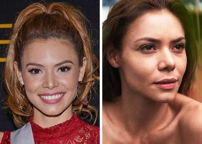 Учасниці конкурсу "Міс Всесвіт" з косметикою та без (14 фото) – фото 8