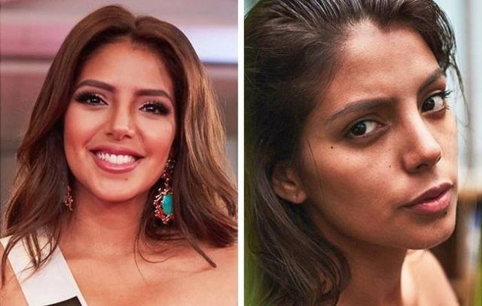 Учасниці конкурсу "Міс Всесвіт" з косметикою та без (14 фото) – фото 13