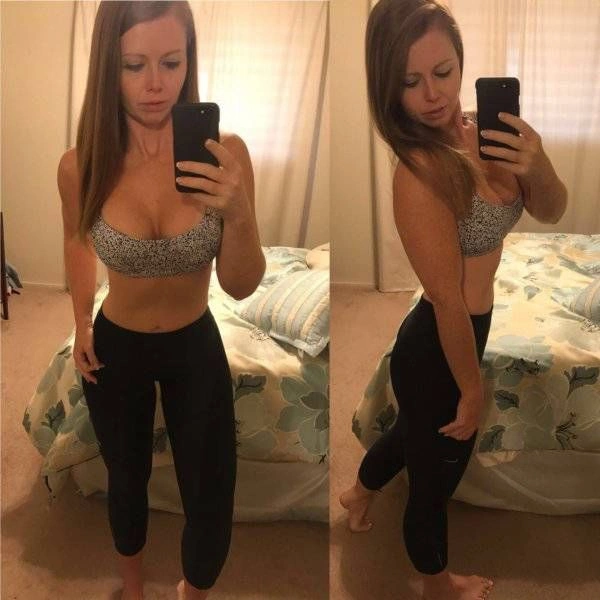 Дівчата фотографуються в спортивних топах (27 фото) – фото 7