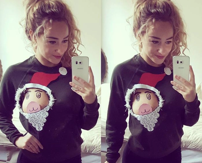 Креативний різдвяний светр (2 фото)