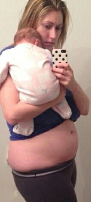 Молода мати взяла себе в руки і повернулась у відмінну форму (2 фото)