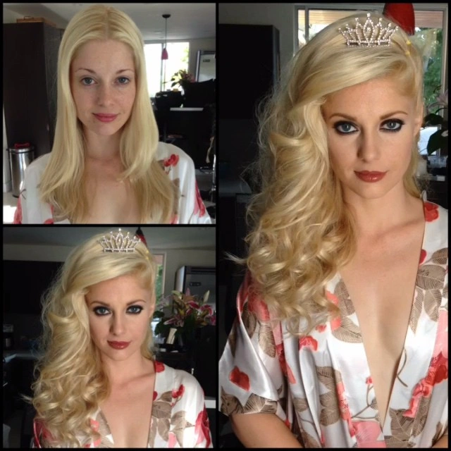 Моделі журналу Playboy та інші дівчата до та після макіяжу (55 фото) – фото 20