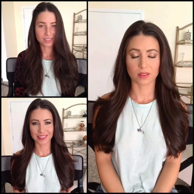 Моделі журналу Playboy та інші дівчата до та після макіяжу (55 фото) – фото 31