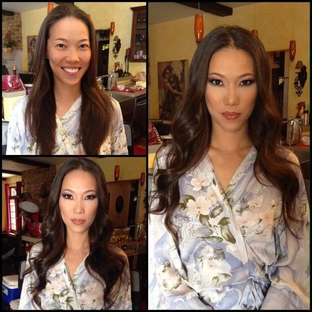 Моделі журналу Playboy та інші дівчата до та після макіяжу (55 фото) – фото 37