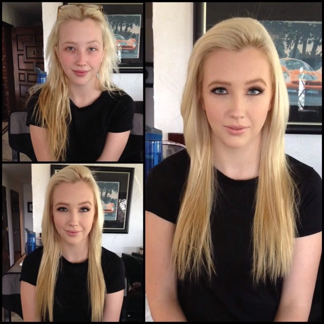 Моделі журналу Playboy та інші дівчата до та після макіяжу (55 фото) – фото 47