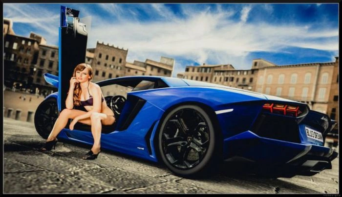 Сексуальні дівчата та красиві автомобілі (52 фото) – фото 38