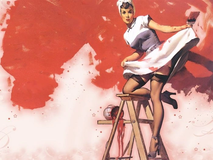 Чудові малюнки ідеальних дівчат у стилі Пін-ап (57 фото) – фото 1