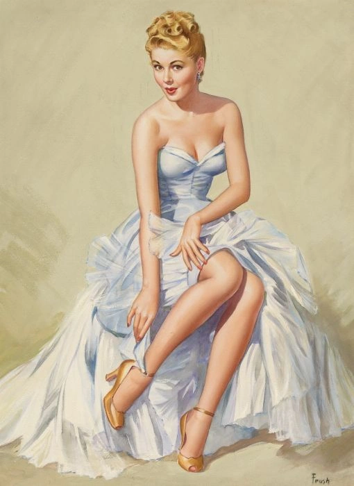 Чудові малюнки ідеальних дівчат у стилі Пін-ап (57 фото) – фото 33