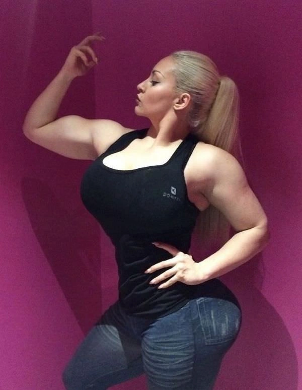 Кімберлі Хокінс - поєднання м'язів і силікону – фото 29